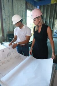 Stacey Rollins visits Karan Gaekwad at Downtown Hotel Project