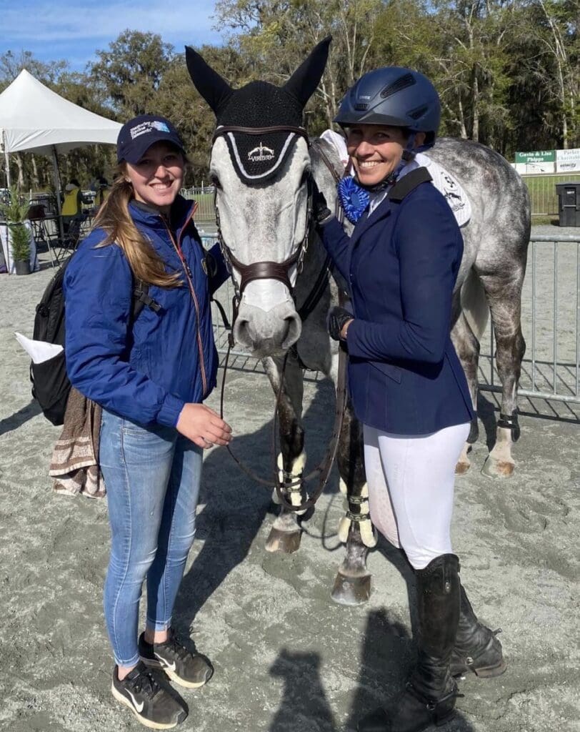 Cooley Be Cool after his Redhills 2* win with Liz and supergroom, Claire Tisckos!