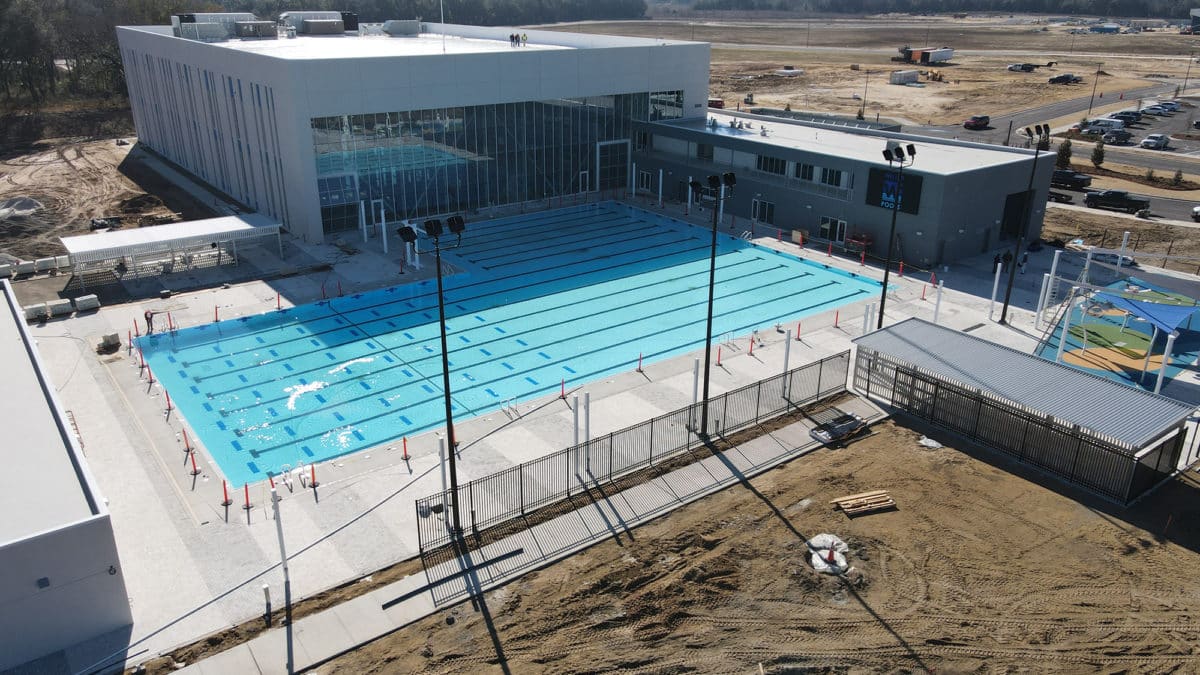 Aerial of FAST (Florida Aquatics Swimming & Training)